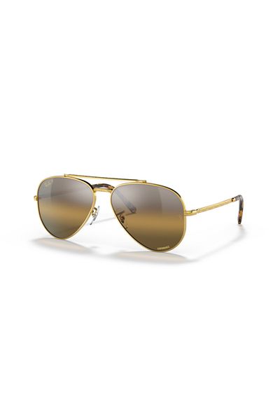 Ray-Ban Ray Ban Unisex Pilot New Aviator Sunglasses- Rb 3625 - Lense Size:58mm - Legend Gold