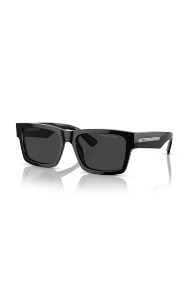 Prada Man Rectangle Sunglasses- Pr 25zs - Lense Size:56mm - Black