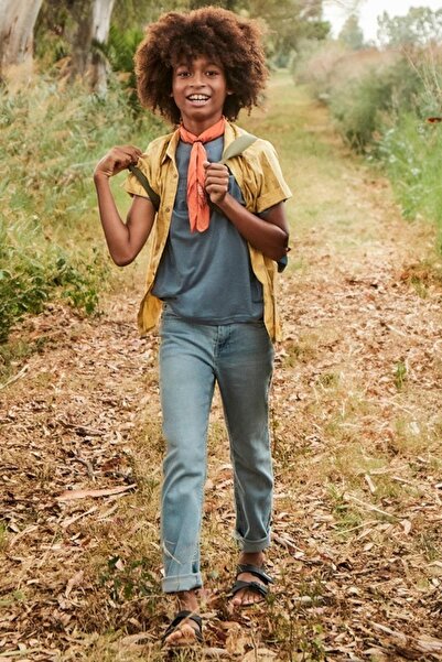 MAYORAL Boy's 10-18 Years Old Regular Fit Denim Trousers 543 Jeans Blue