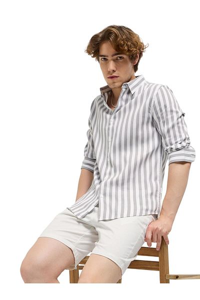The Bear House Men's Shirt Soft, Breathable & Comfortable, Perfect for Casual & Everyday Wear