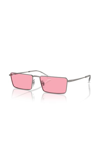 Ray-Ban model 0RB3741 004/8459 Metal Rectangle Gunmetal for Adult Unisex