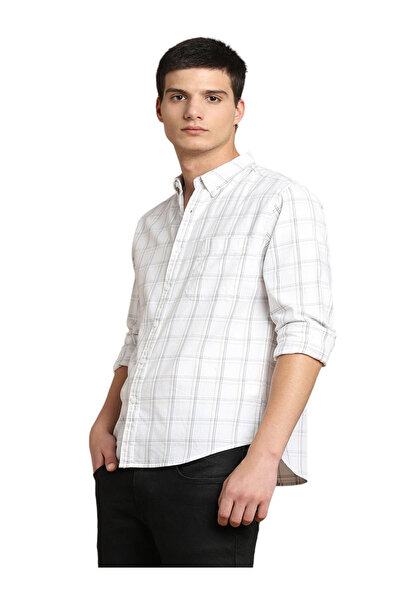 Dennis Lingo By Styli Checked Long Sleeves Casual Shirt