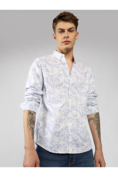 Dennis Lingo By Styli Floral Printed Cotton Casual Shirt