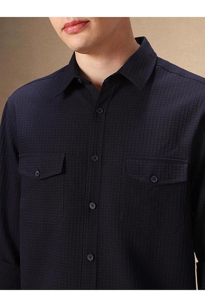 Dennis Lingo By Styli Button Down Collar Plain Relaxed Fit Casual Shirt