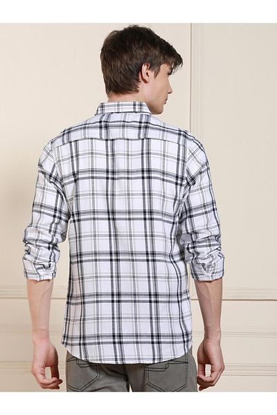 Dennis Lingo By Styli Casual Checked Long Sleeves Shirt