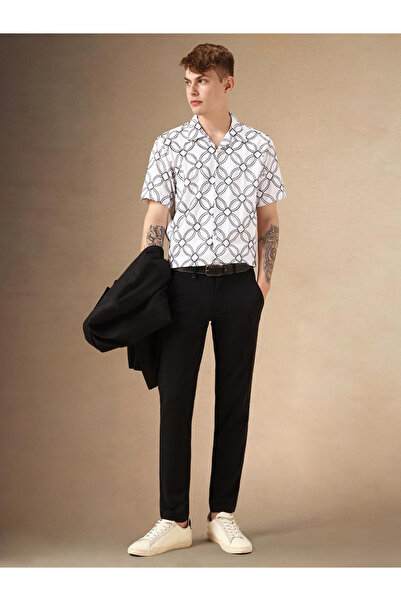 Dennis Lingo By Styli Floral Print Button-Down Collar Shirt