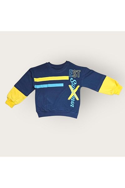 Mnk Baby&Kids Φόρμα για αγόρια - MNK3113, Σκούρο Μπλε, Με στάμπα
