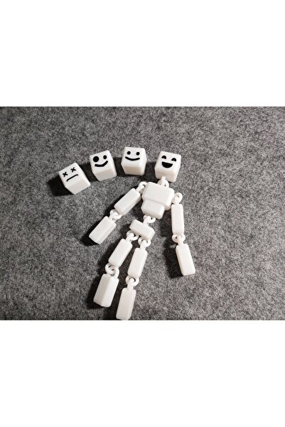 3DreaMaker Eklemli Ragdoll Figürü Çok Yüzlü Dekoratif Ekstra Büyük Boy Oyuncak