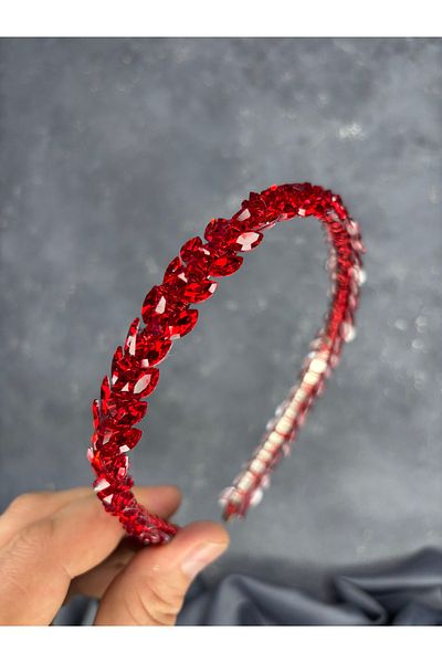 Hayalperest boncuk Nile Crystal Stone Bridal Henna Crown Hair Accessory