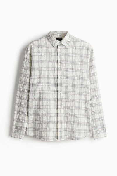 H&M Loose Fit Textured shirt