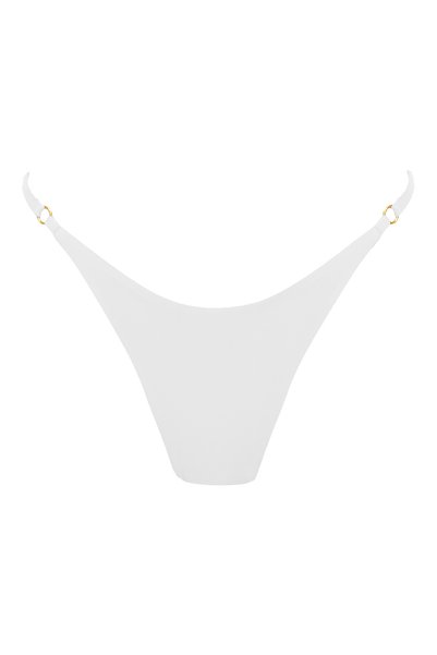 Lea the Label Stylish White Bikini Bottom
