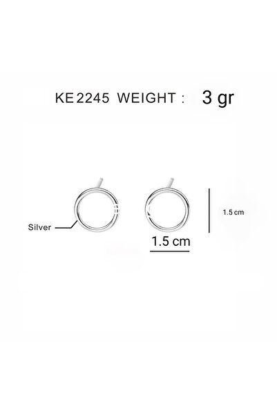 monalisatoka Kadın Gold Halka Küpe