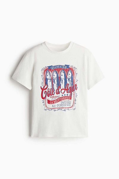 H&M Motif-detail T-shirt