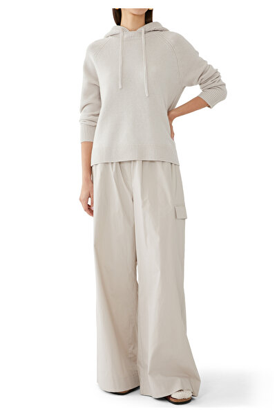 THE WHITE COMPANY Lüks Kaşmir Dikiş Detaylı Kapüşonlu Sweatshirt