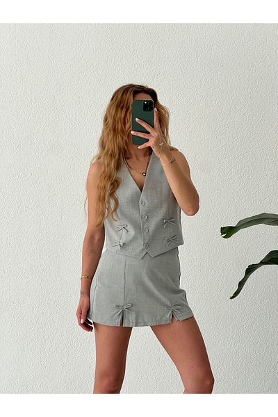 pelish بدلة شورت وتنورة وسترة