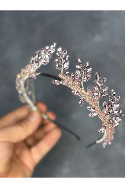 Hayalperest boncuk Venus Leaf Design Bridal Henna Crown Hair Accessory