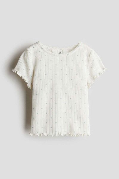 H&M Pointelle top