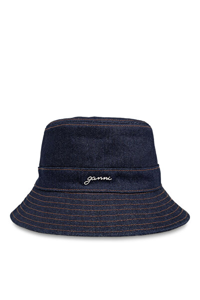 GANNI Denim Bucket Şapka