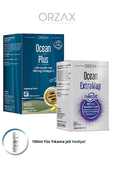 Ocean Extramag Threog 60 Tablets with Omega 3 Plus 50 Softgels - Omega 3 and Magnesium Superiority Combination