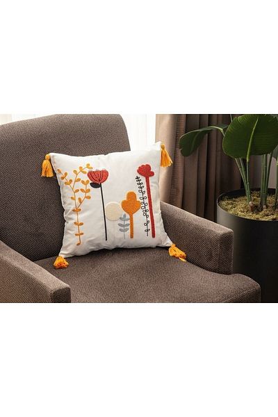 Reset Buse Homes 2-piece Combination Punch Embroidered Throw Pillow