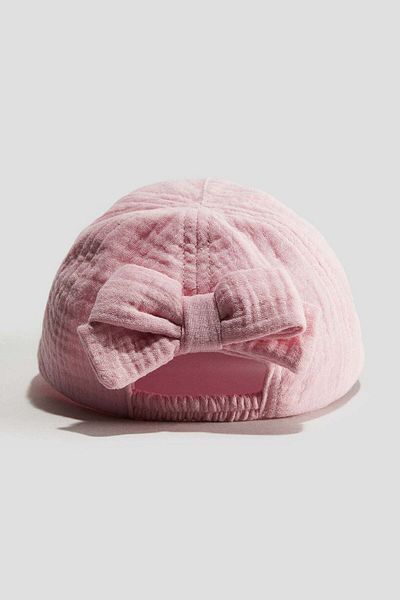 H&M Bow-detail muslin cap