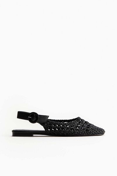 H&M Braided slingbacks