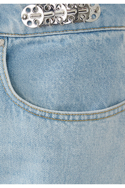 RABANNE Şık Baggy Denim Pantolon