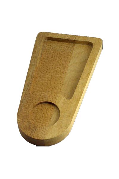 Taboo Tab-1256 Wooden 2 Eye Snack Bowl 25 X 14 Cm