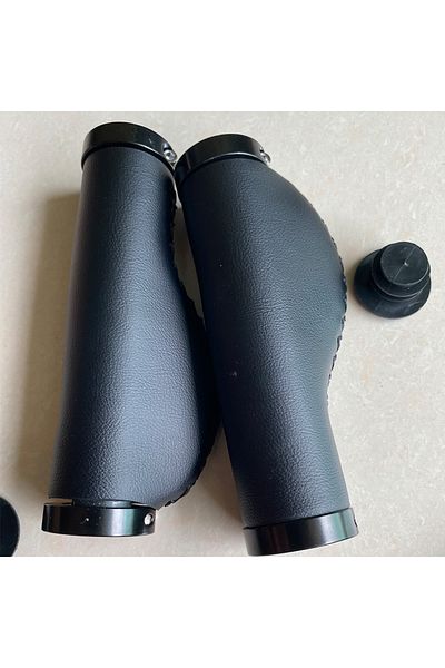 Choice Black Bicycle Handle Bar Cover Dark Brown Imitation Leather Handlebar Cover Mountain Bike Microfibre
