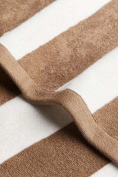 H&M Striped hand towel
