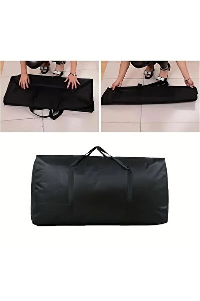 Generic 2 Large Satin Fabric Suitcases, Double-Zipper Travel Storage Bag With Handle,100L Capacity, 78*47cm