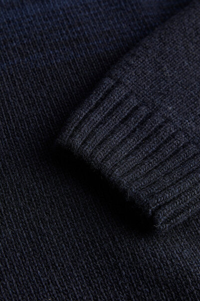 W Collection Lacivert Triko Kazak