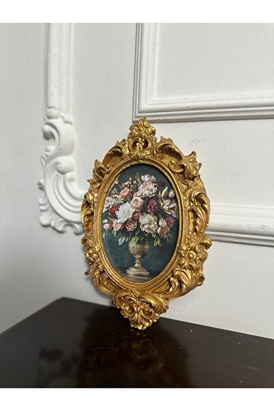 busraconcept Vintage el yapımı dekopaj tablo 25cm