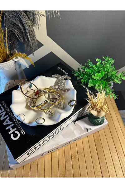 Genel Markalar Dekorasyon İstiridye Ev Aksesuarları Takı Obje Hediyelik Modern Dizayn Takı standı Dekoratif Model