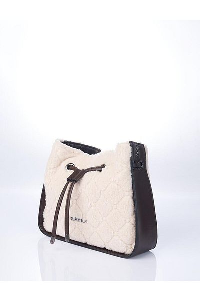 Kayra Leather Plush Choking Bag