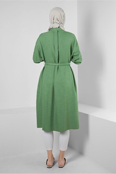 Alvina KUŞAKLI DÜĞME DETAYLI TUNİK 43835