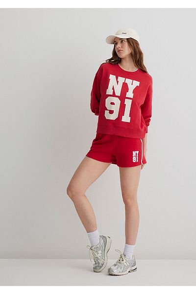 Mavi Printed Red Shorts 1410198 -80638