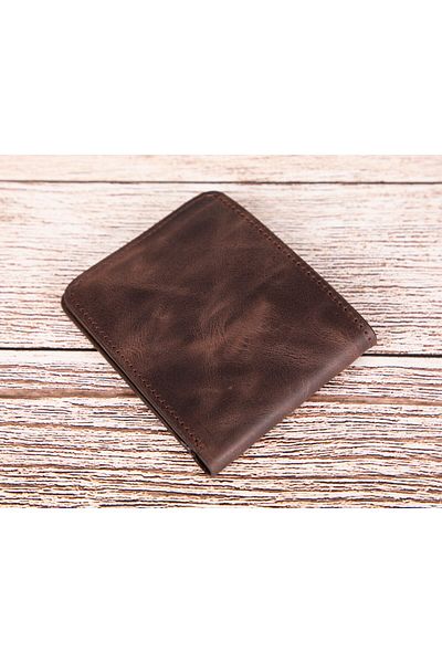 PLM Men's Leather Wallet - Bitter Brown