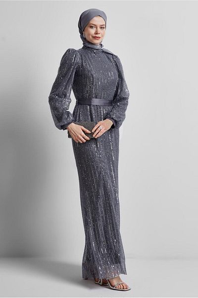 Alvina Pul Sequin Evening Dress 50502