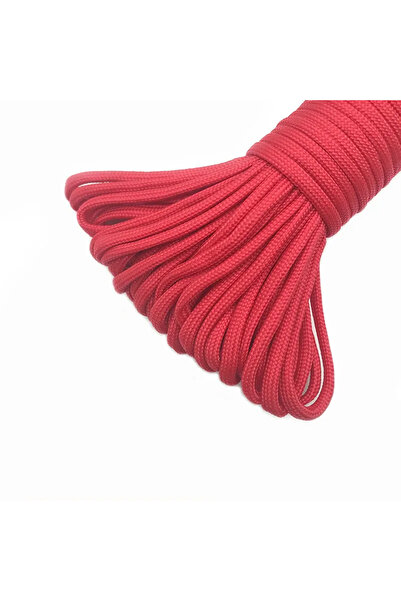 Choice حبل باراكورد 550 بطول 5 أمتار Red001 بقطر 4 مم و7 أنوية حاملة وحزام نج...