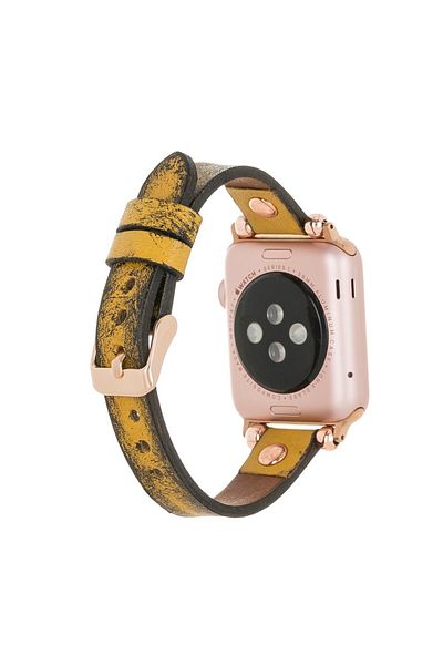 PLM Compatible Leather Band for Apple Watch 38-40-41mm - V24SEF