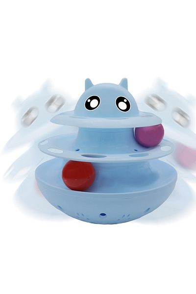 Skygo Pilgrim Yatmaz Cat and Dog Toy with Reward Bowl