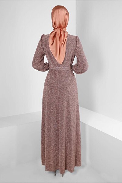 Alvina KEMERLİ SİMLİ ABİYE ELBİSE 50396