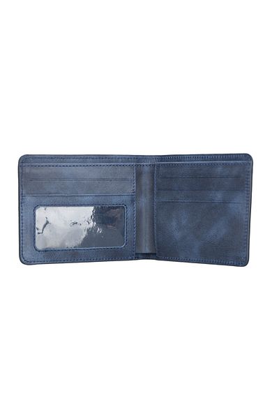 PLM Men's Wallet - Pier Leather, Rustic Blue