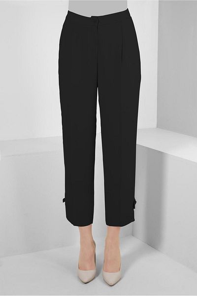 Alvina BOW DETAIL CARROT CUT TROUSERS 70519