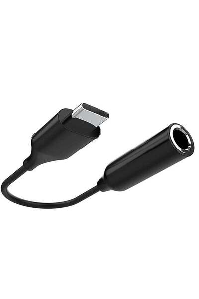 Generic كابل صوت AUX أنثى من النوع C ذكر إلى 3.5 مم 10 سم