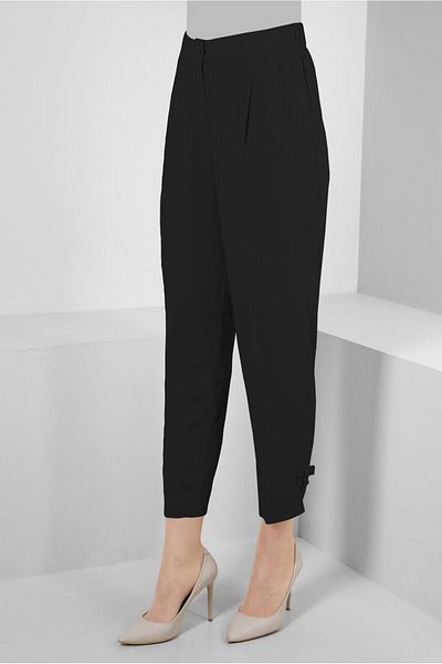 Alvina BOW DETAIL CARROT CUT TROUSERS 70519
