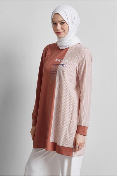 Alvina Striped Tracksuit Tunic 44749