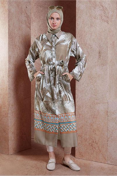 Alvina 44772 Patterned Linen Tunic - Effect Design