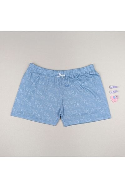 siyalife Pantaloni scurți de acasă pentru femei cu modele cu textura moale